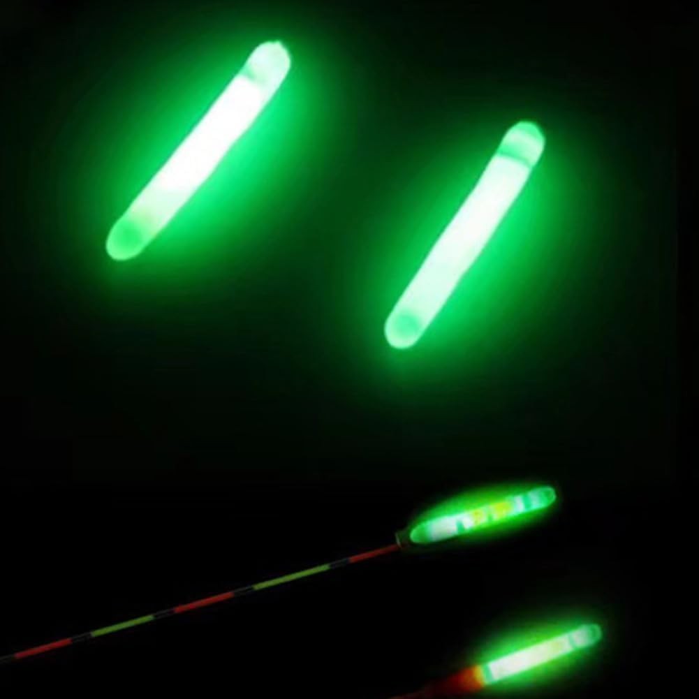 100 Pcs 3mm Fishing Float Light Sticks - Fluorescent Glow Sticks Tackle