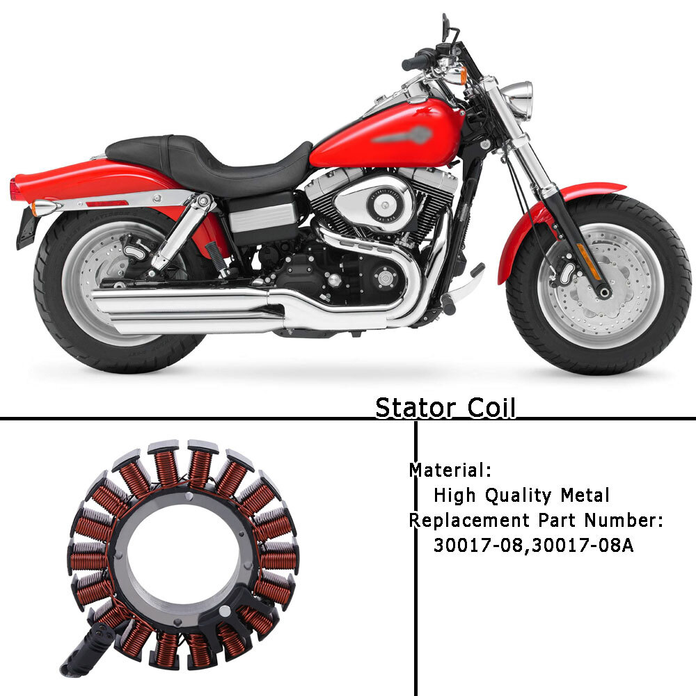 For Harley Dyna 2008-2016 40 Amp Stator & Rectifier 30017-08/30017-08A 74631-08