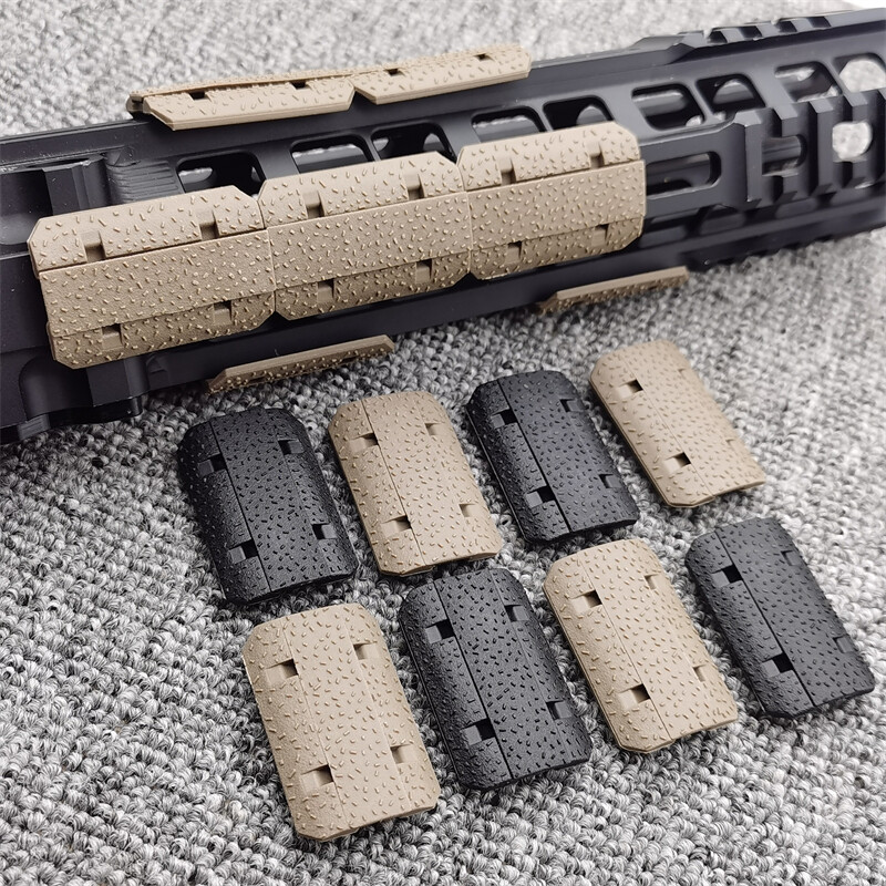 BK/DE Rail Cover 12 Piece Polymer System Covers Fit for M-lok Rail System