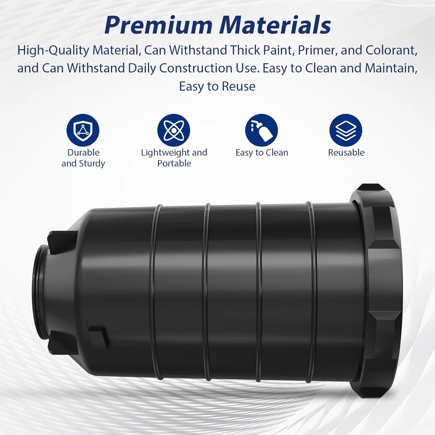 64 oz. / 2qt. cup & lid For Graco Ultra Quickshot Airless Sprayer 18H078 USA