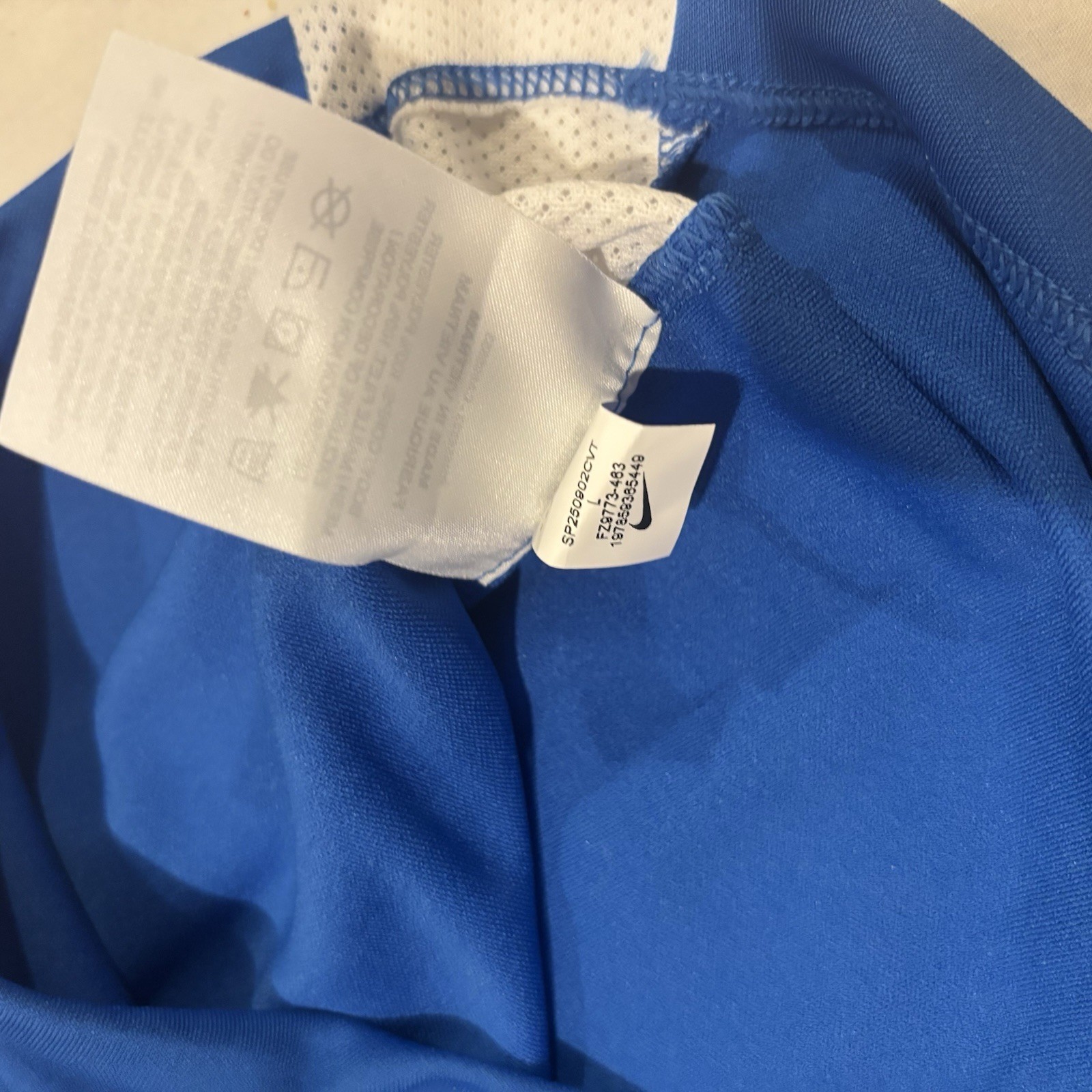 Nike Surf 1/4 Pullover Women’s Large Blue Dri-Fit