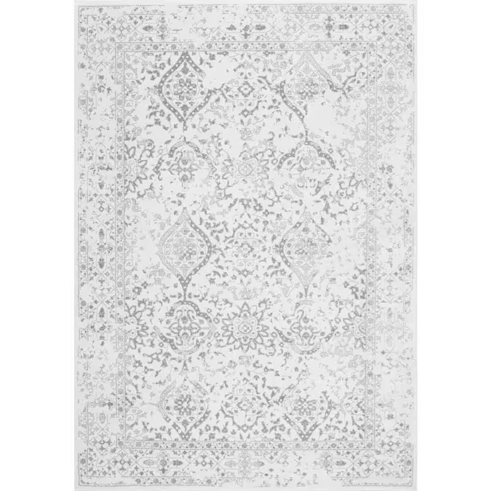Odell Distressed Persian Ivory Doormat 2 Ft. X 3 Ft. Area Rug