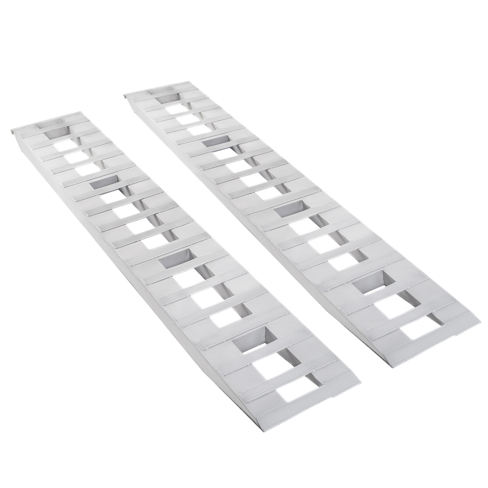 60/72/84/94''Aluminum Ramps 6000Lbs Truck Car Auto Trailer Ramps Hook end