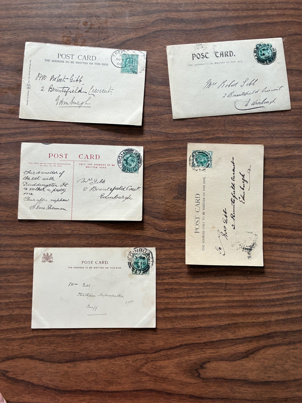 27 Postcards Mrs. (Maggie) Robert Gibbs Scottish Painter Scotland England 1903