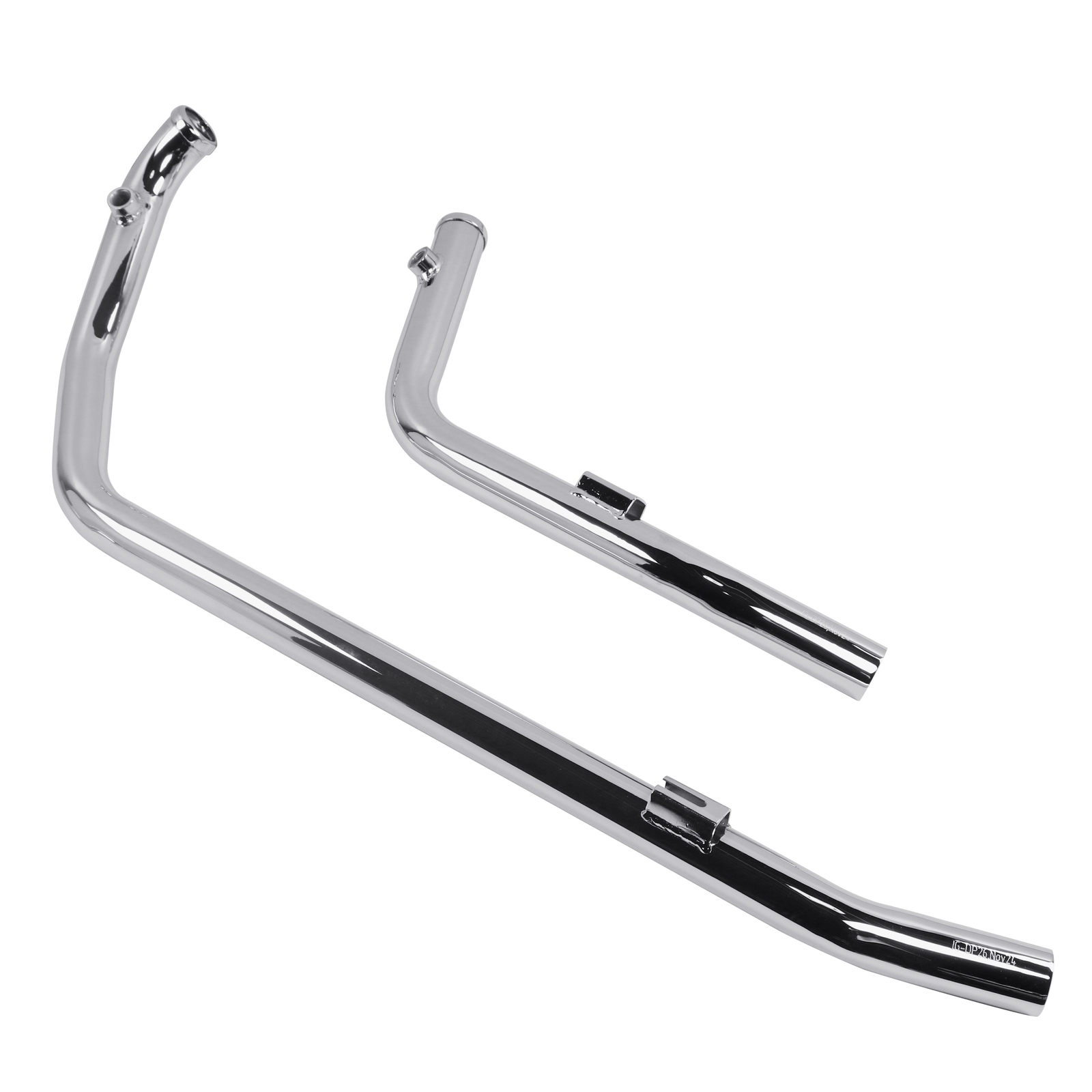 Fishtail Upsweeps for 86-17 Narrow Tire Harley Softail Exhaust Pipes Upgrading