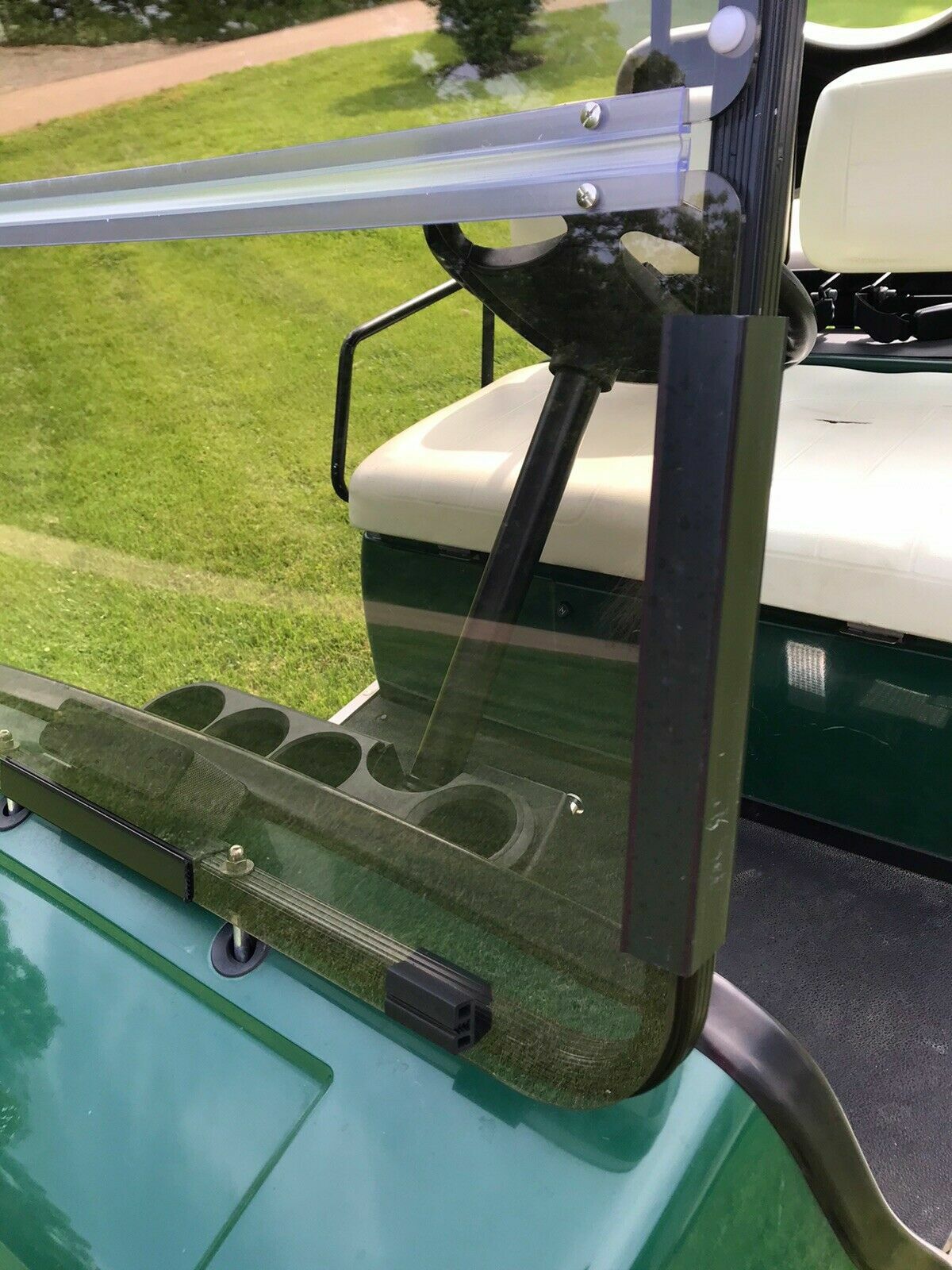 Tinted Windshield For Yamaha G22 2003-06 Folding Polycarbonate Golf Cart Part