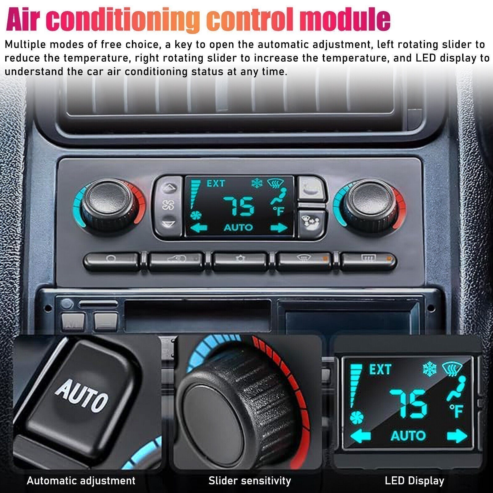 Upgraded Design AC Heater Climate Control Module 599-009 599-013 For Chevy */L