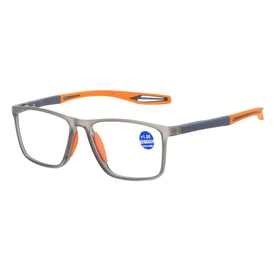Manly Kicks Reading Glasses, Men's Sports Ultra-Light Anti-Blue Light Presbyopic