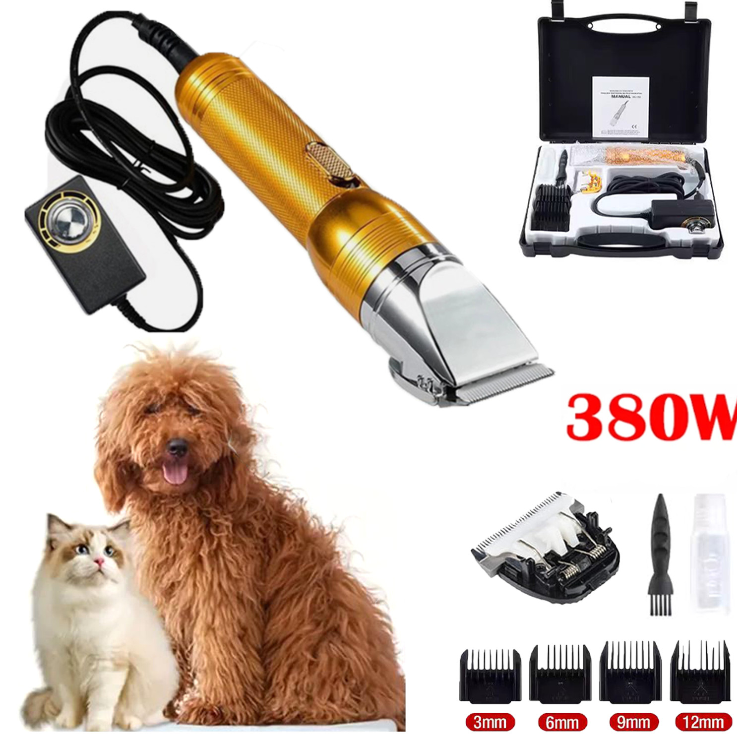 Dog Clippers for Grooming, 110V Professional Electric Sheep Shears Pet Grooming