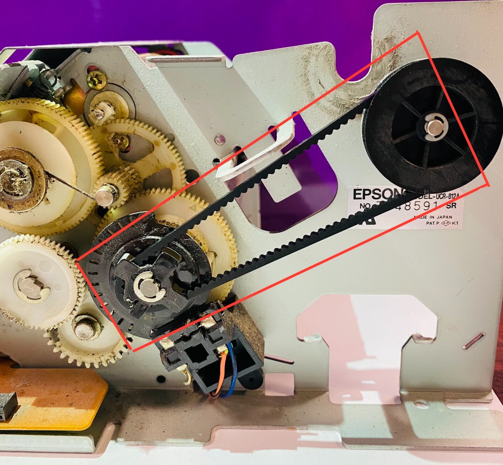 CASH REGISTER PRINTER RUBBER BELT FOR SHARP/SAMSUNG/JCM/CASIO