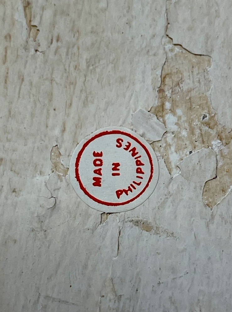 VTG Carved Wooden 13” Angel Playing Trumpet Angelic Wall Art Philippines