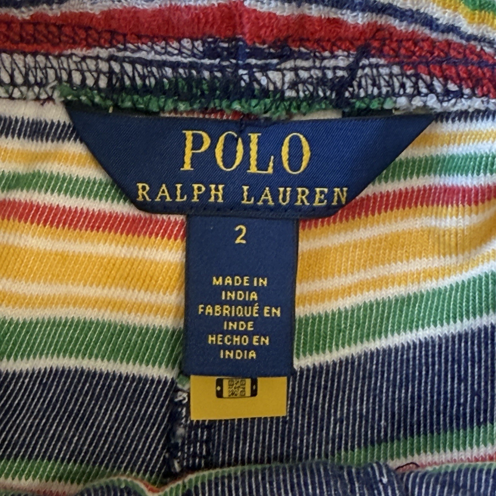 Polo Ralph Lauren Kids Toddler striped cotton terry polo shirt and shorts set