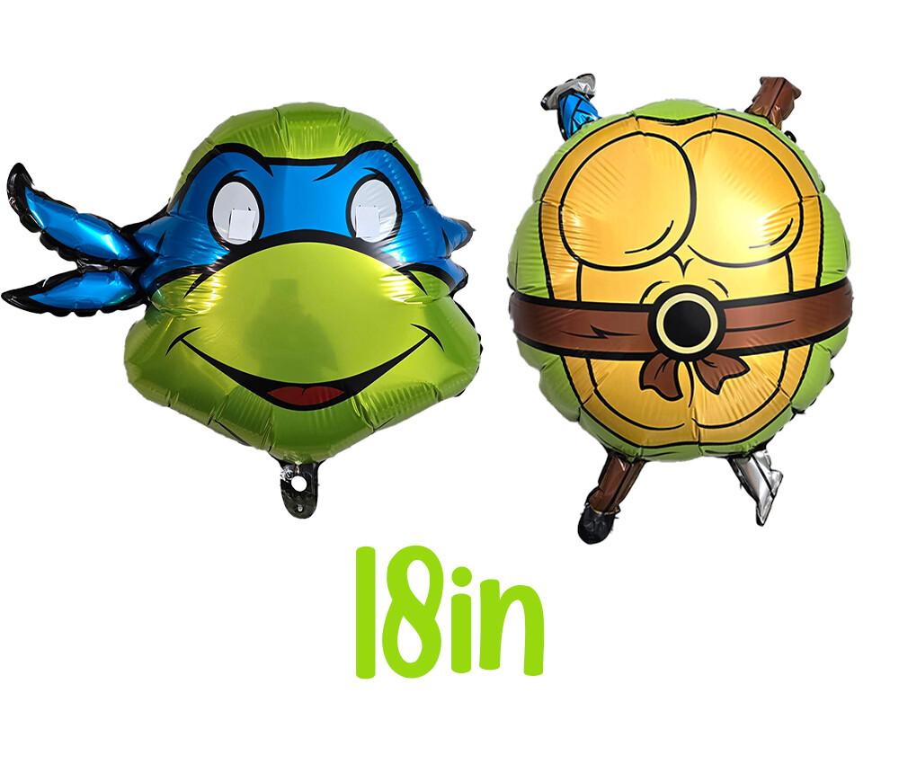 TEENAGE MUTANT NINJA TURTLES foil balloon birthday party supplies decoration