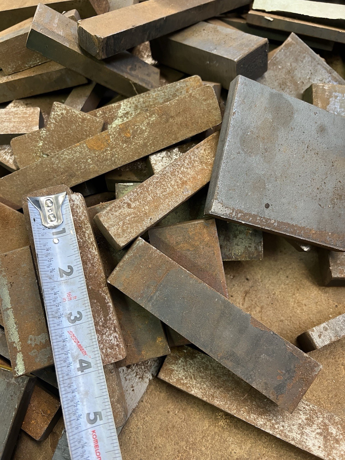 Mix lot 5+Lbs A36 Flat steel metal plate bar steel stock 3/8" 1/2" 3/4" 1"+ Th