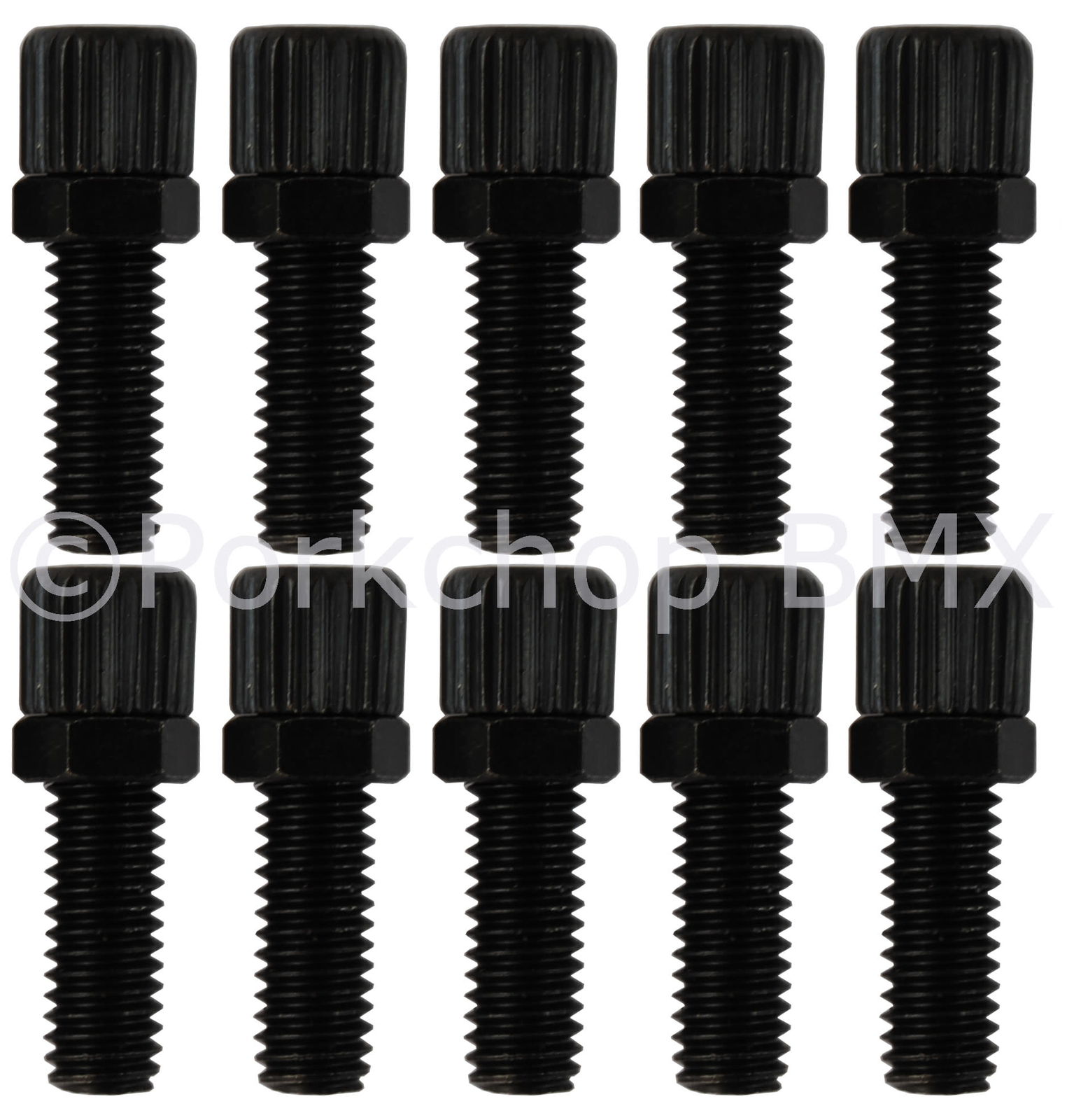 Bicycle bike brake cable steel barrel adjusters (PACK OF 10) BLACK