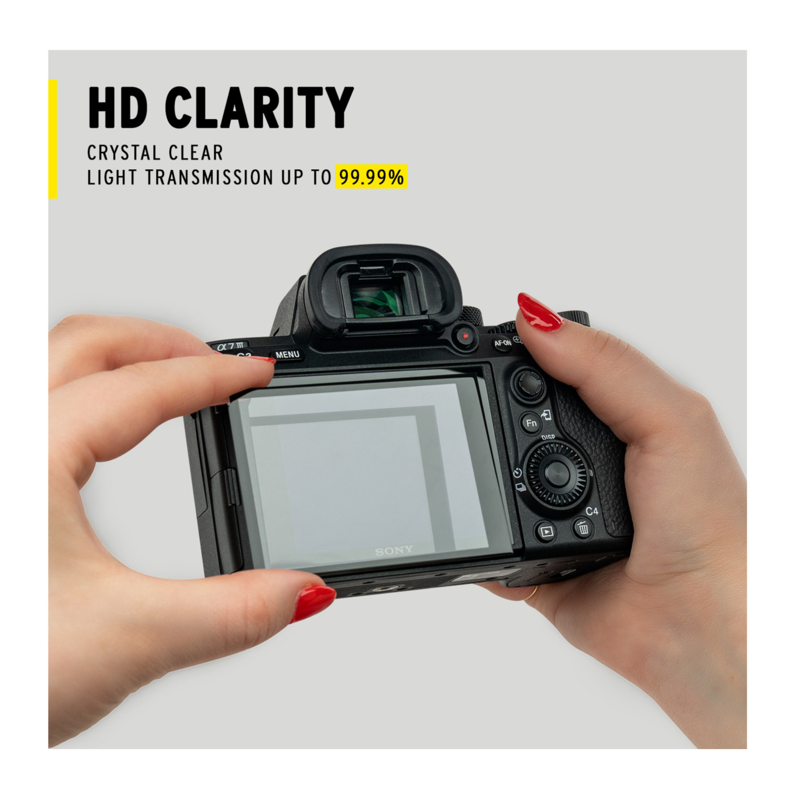 Koah LCD Ultra Armor Screen Protector for Sony a1, a7 II, a7 III, a7R IV & Mor