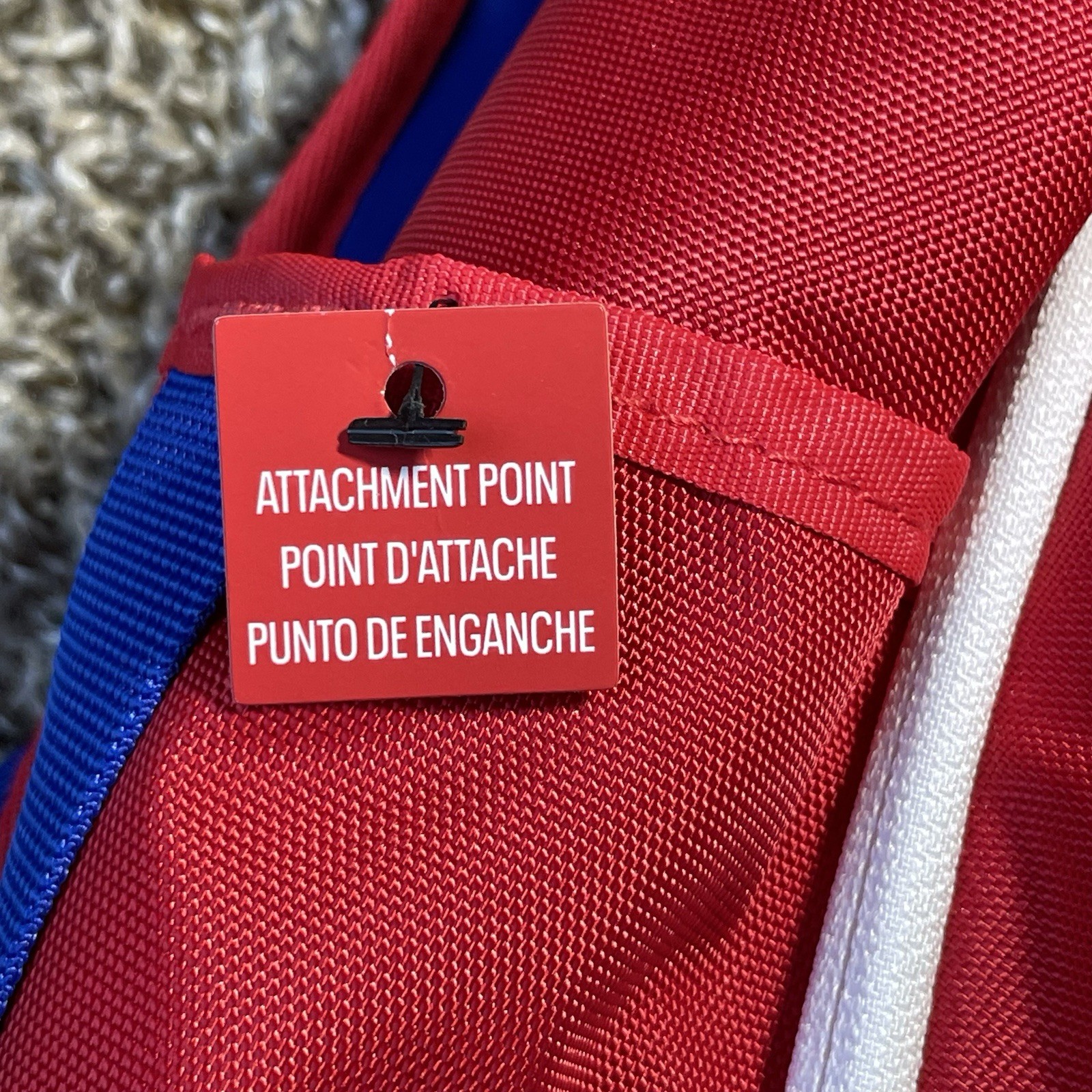 UA Storm Baseball Backpack Batpack Red Royal Blue 37L 1384464-600 NEW