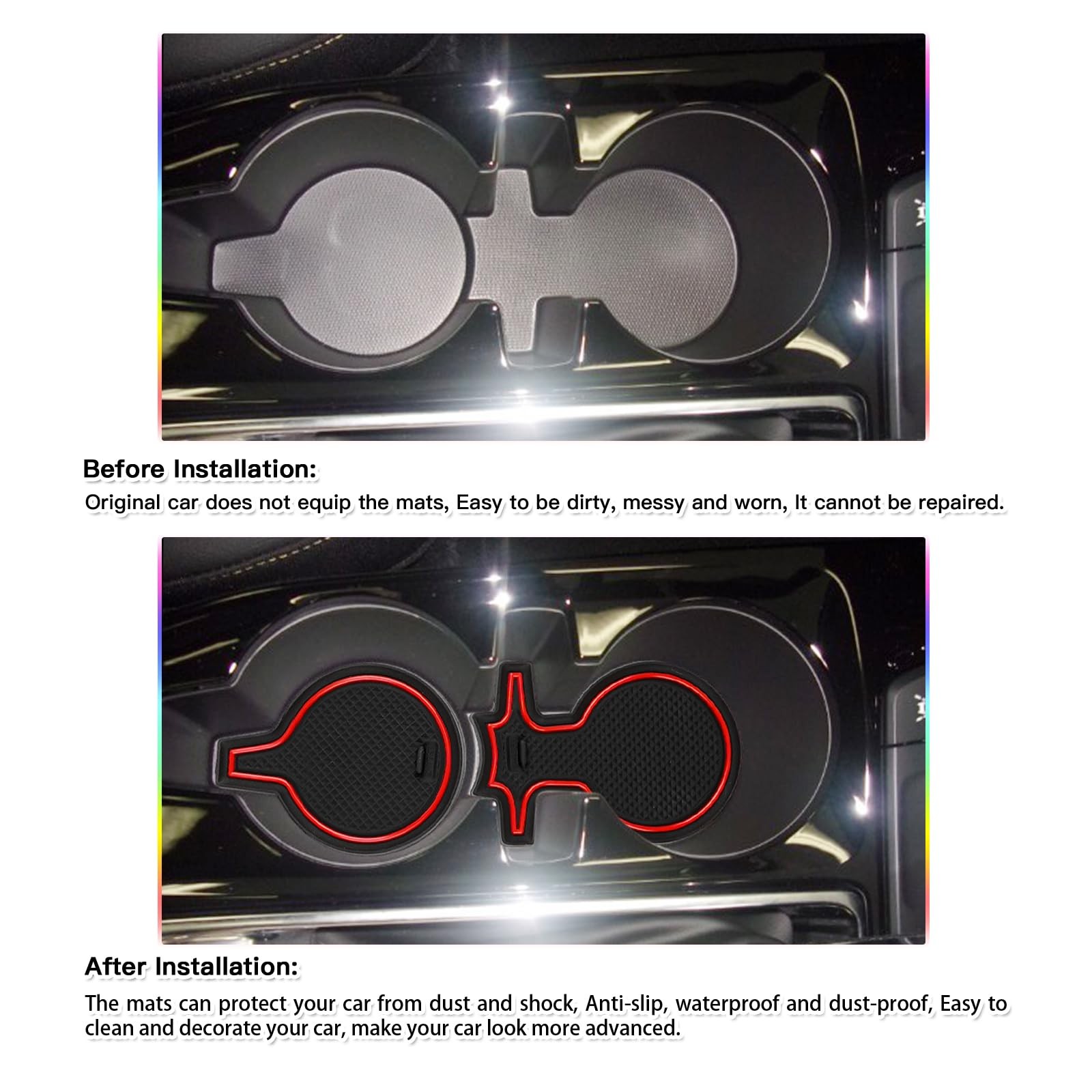 2024 2025 2026 Chevy Trax Door Slot Mat for 2024 2025 2026 Chevrolet Trax (LS...