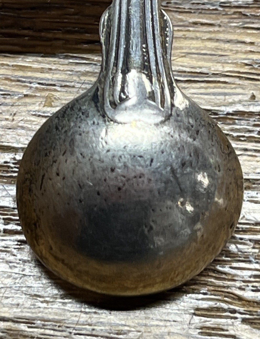 American Coin Silver Fiddle Thread Mustard Ladle Ball Tompkins Black NYC Mono