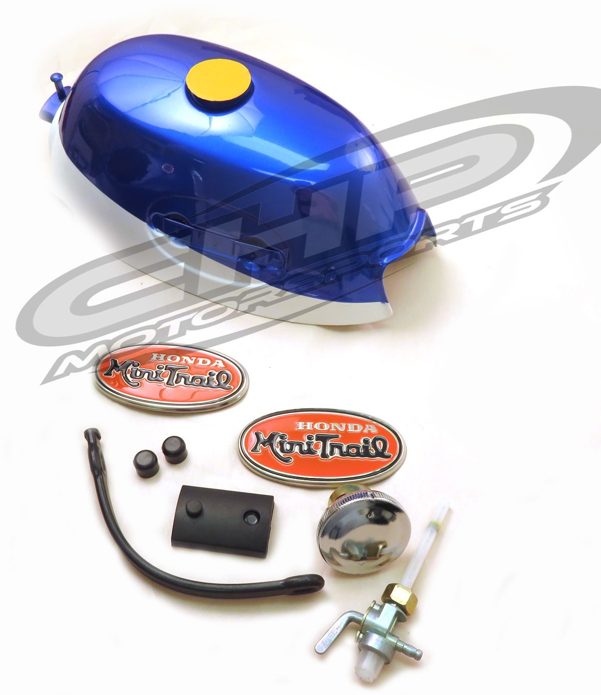 Tank and Headlight Kit, Honda Z50 K2, Blue/White