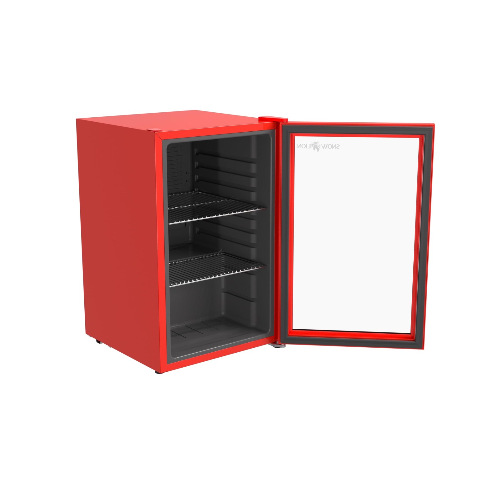 Premium Undercounter Glass Door Mini Fridge, 69L Compact Beverage Fridge with...