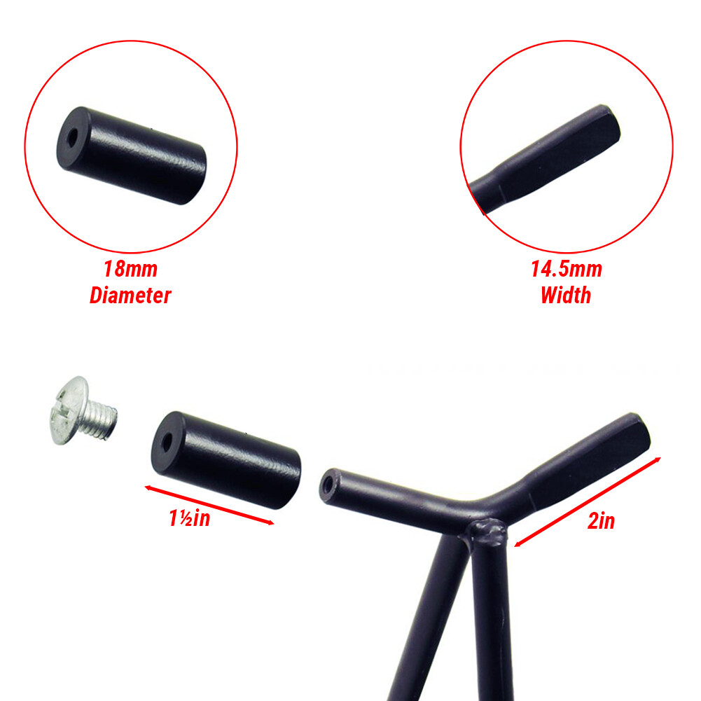 Pit Posse Universal Dirt Bike Triangle Side Stand Made of Steel Fits Rear Axle