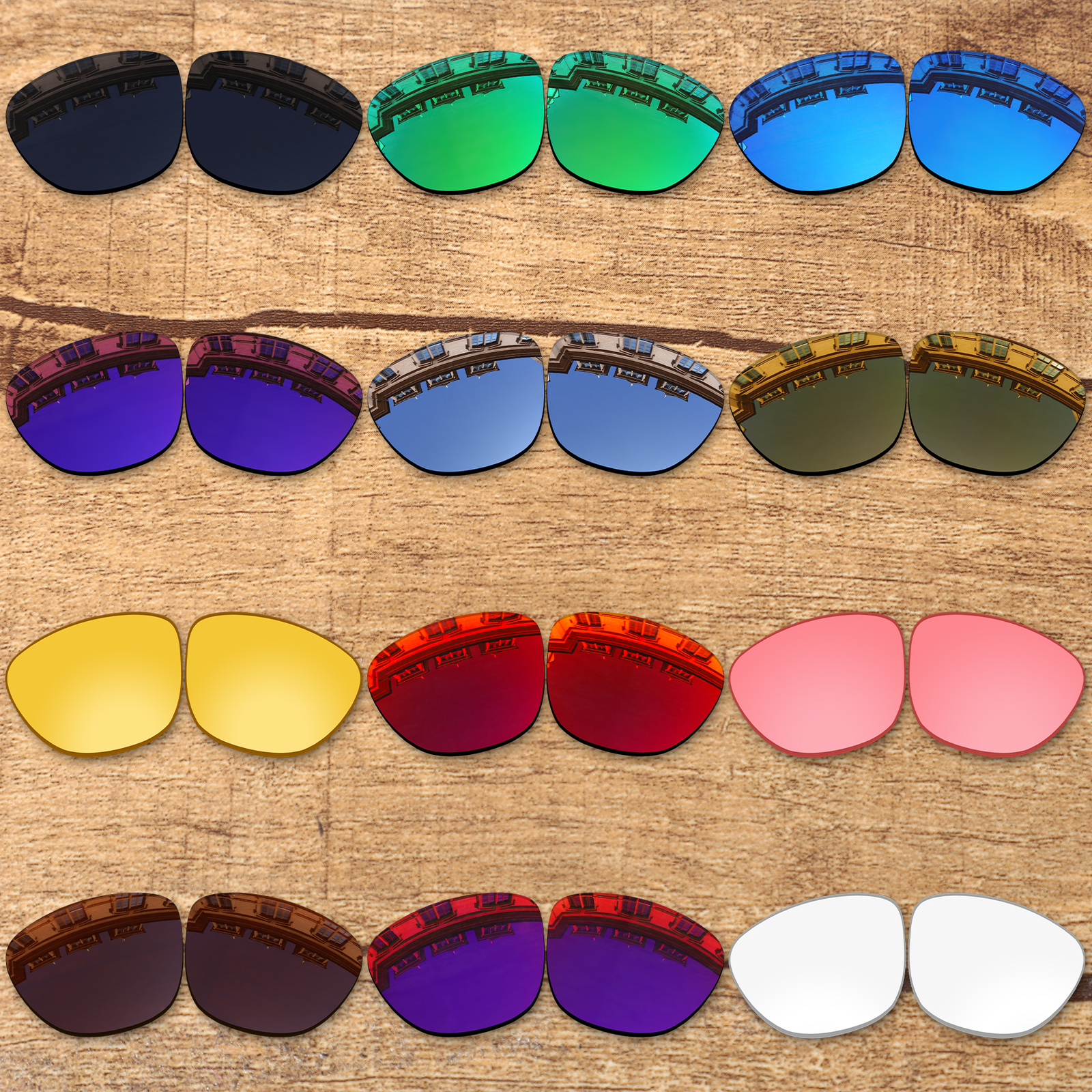 Vonxyz Polarized Replacement Lenses for-Oakley Frogskins OO9013 Sunglasses -Opts