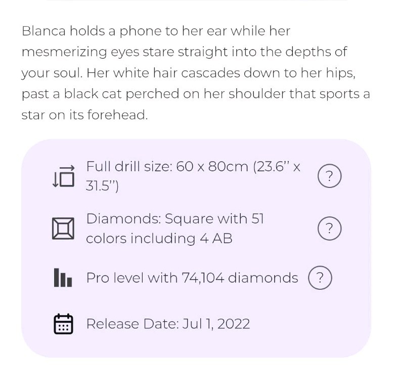 Dreamer Designs Diamond Art Kit "Blanca" Halloween Witch Kurtis Rykovich NIB