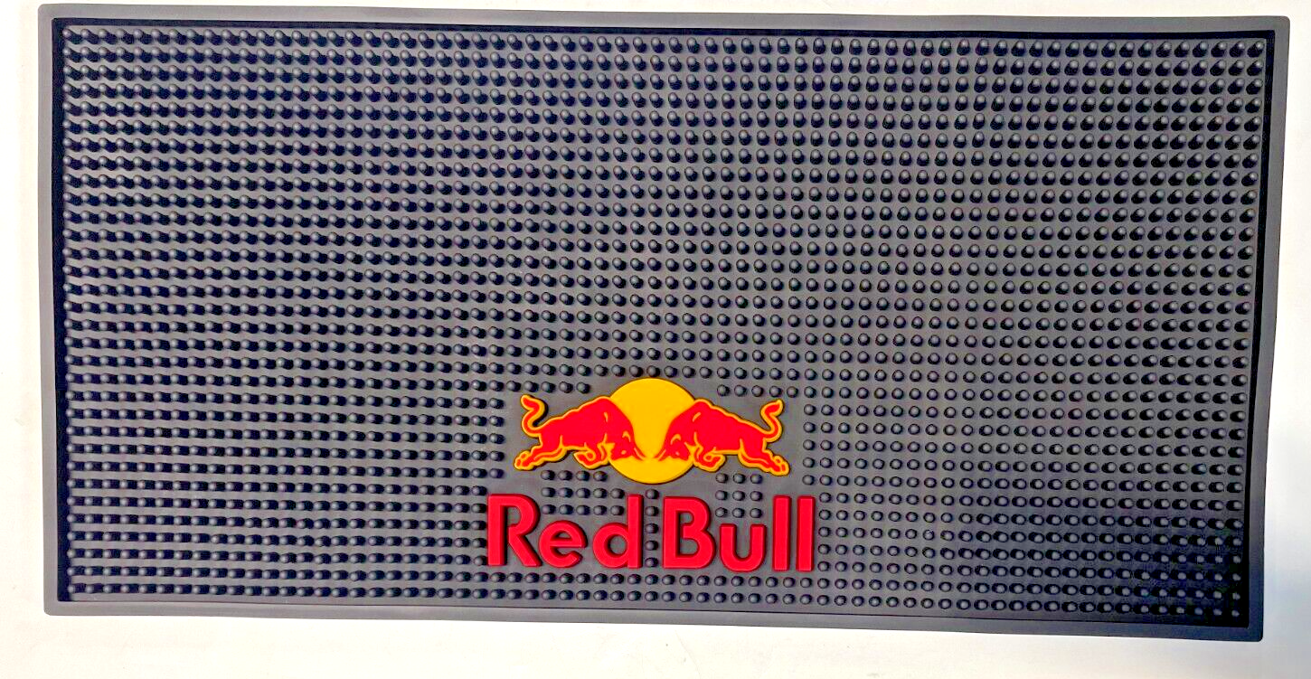 RED BULL Bar Mat Large 23 1/4” x 11.5” - NEW