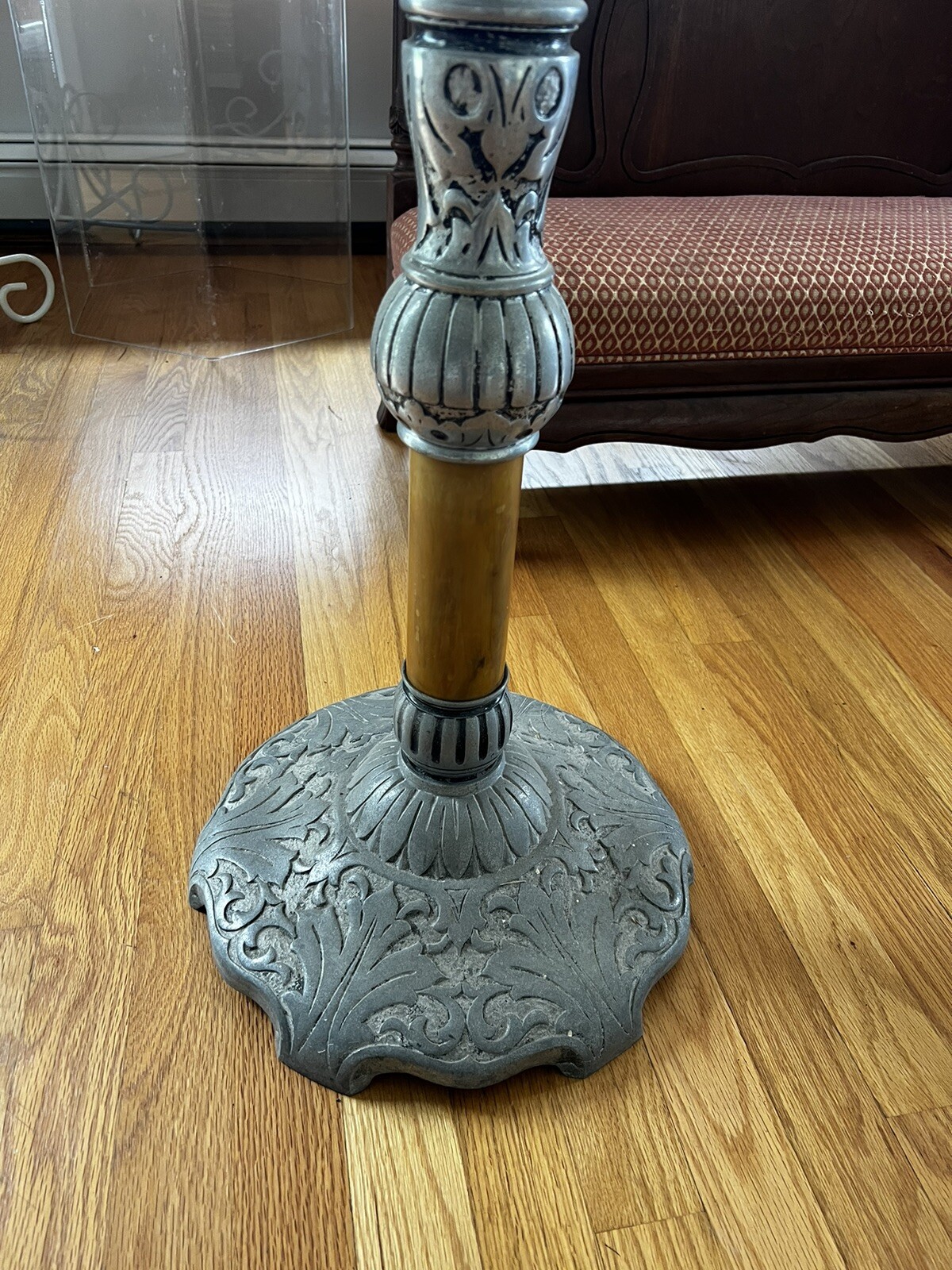 Vtg Stand Podium Cemetery Gothic church Horror Holland Funeral Home Oddity