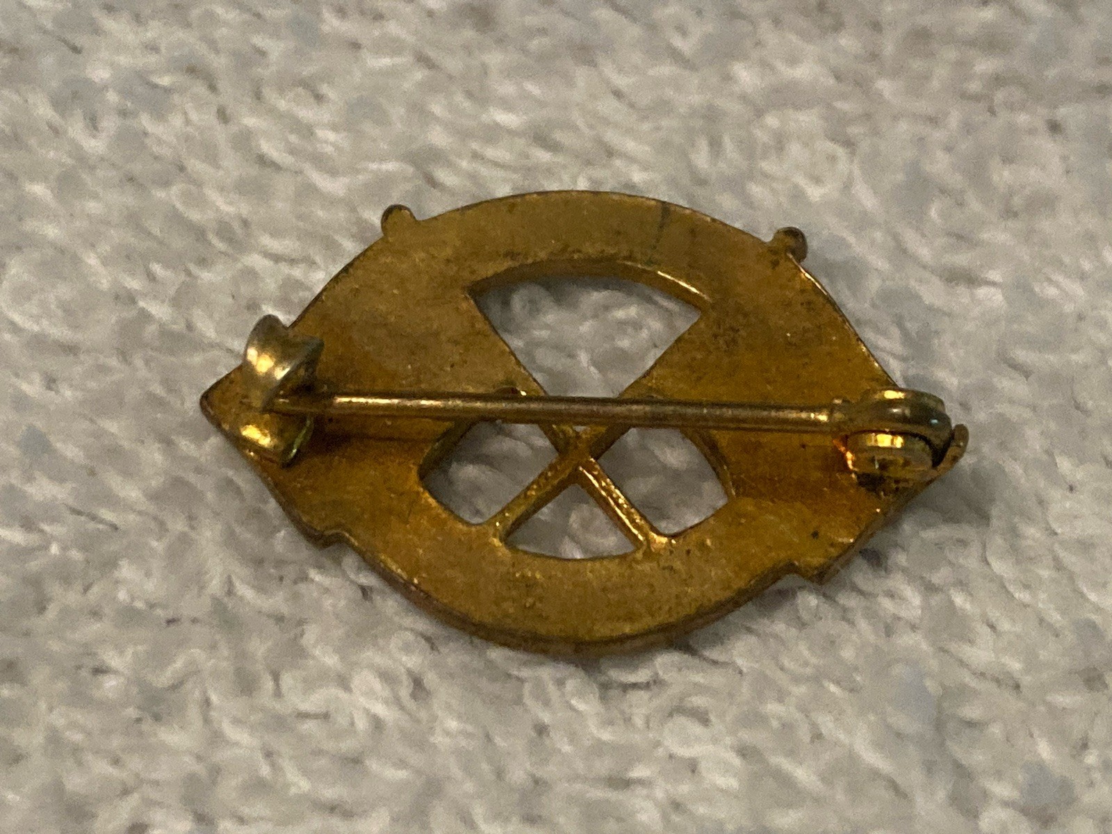 WWI US “Son in Service” Blue Star Over There Pin