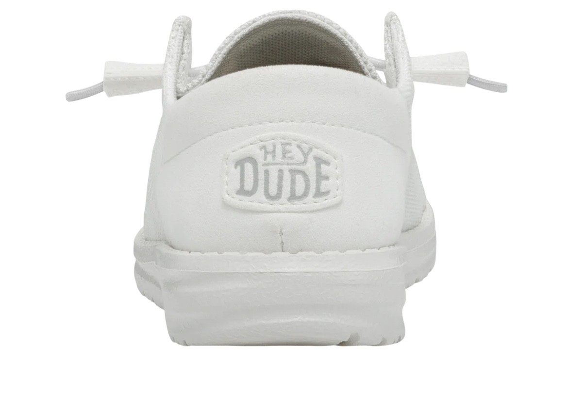 🤍 HEY DUDE shoes wendy funk mono white unisex