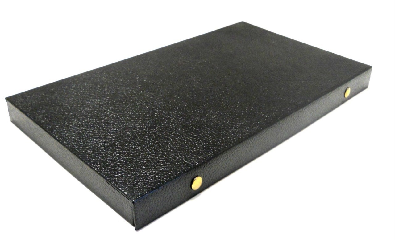 4 Pocket Watch Display Cases Storage Box For 12 Watches Black Liner Snap Buttons