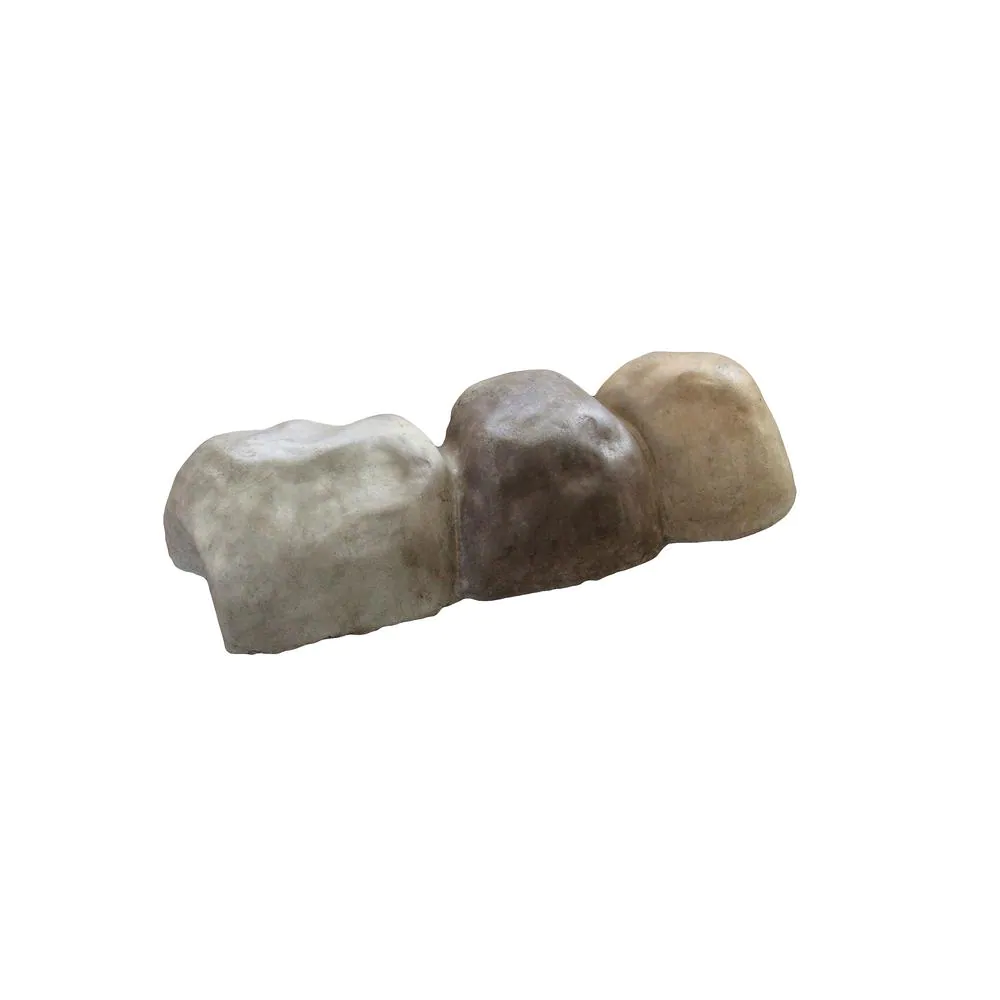 12 in. Concrete Rock Edging 10-Pack Lawn Garden Landscape Edge Border Tree Rings