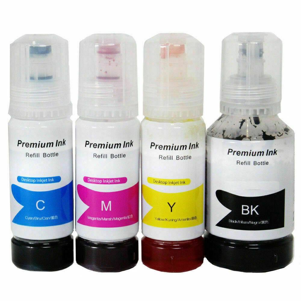 Refill Ink Bottle for Epson EcoTank 502 ET-4760 ET-2760 ET-2750 ET-3760 ET-2850