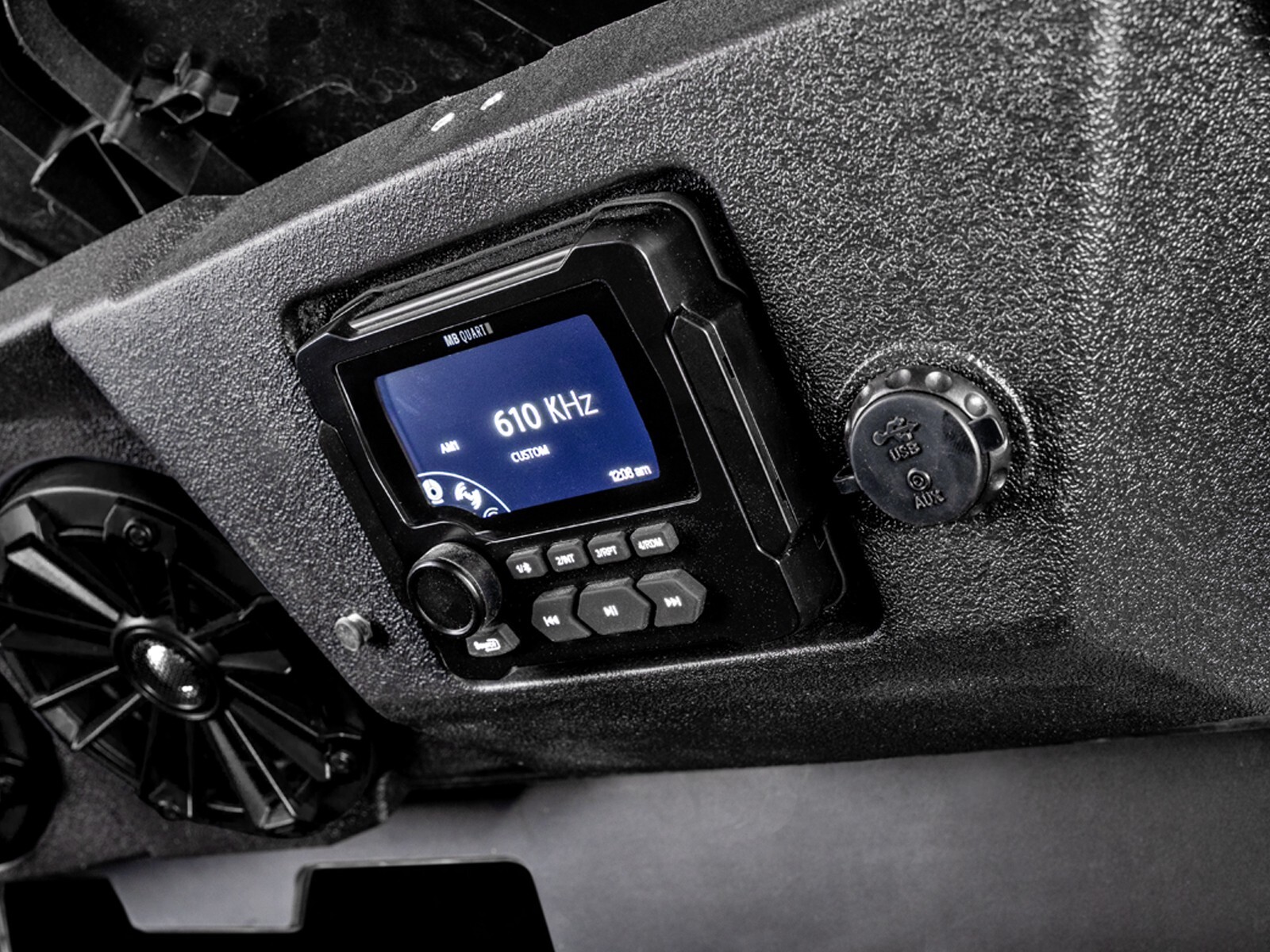 SuperATV MB Quart 320-Watt Stage 4 Tuned Speaker for Can-Am Defender/See Fitment