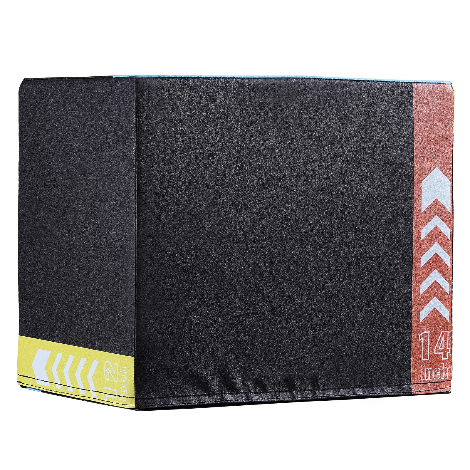 Uimoso 16/14/12 Inch 3 in 1 Plyometric Jump Box Fitness Exercise Plyo Box Cotton