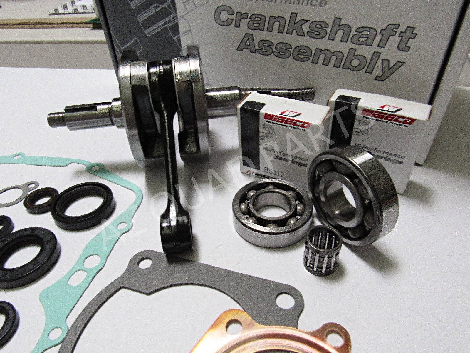 Yamaha Blaster Heavy Duty WISECO Crank Crankshaft Coated Piston Seals Gasket Kit