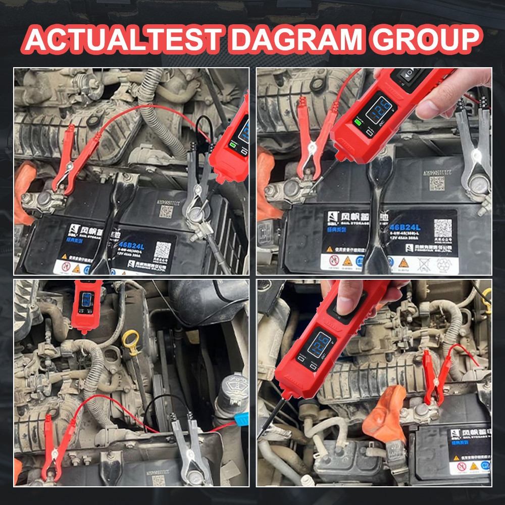 6-48V Automotive Digital Power Probe Circuit Electrical Tester Device System
