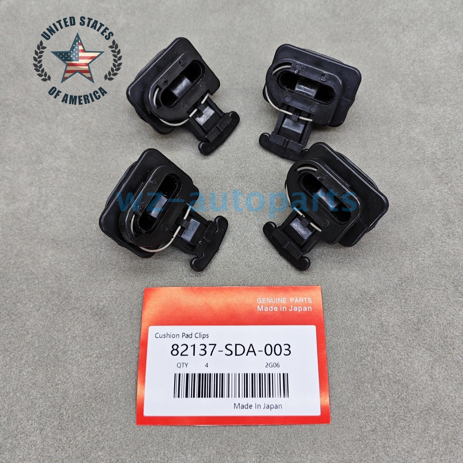 OEM! 4PCS Rear Seat Cushion Pad Clips For Honda Acura TSX Honda 82137-SDA-003