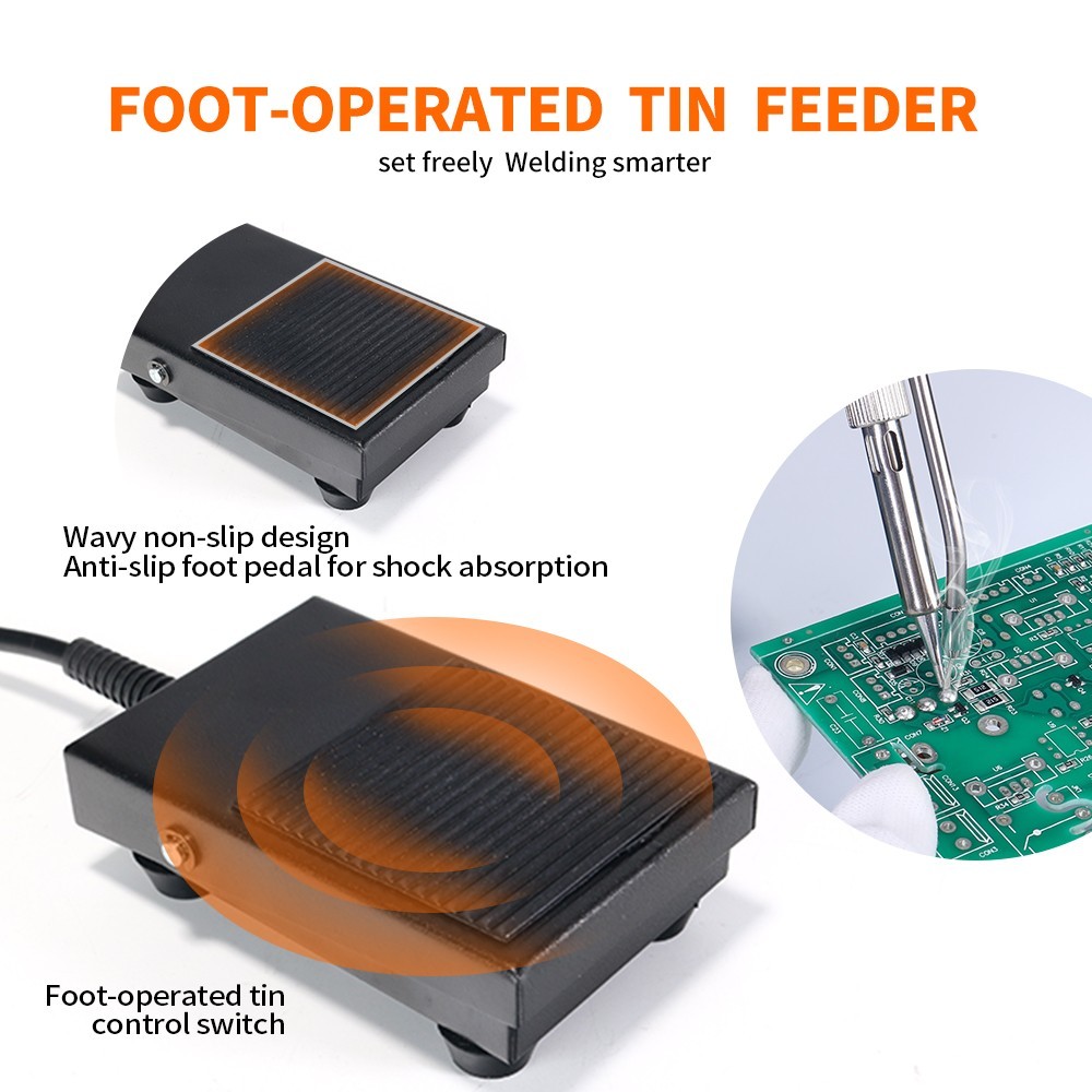 928DT-II 230W Auto Feed Digital Soldering Station with Tin Wire Feeder Soldering