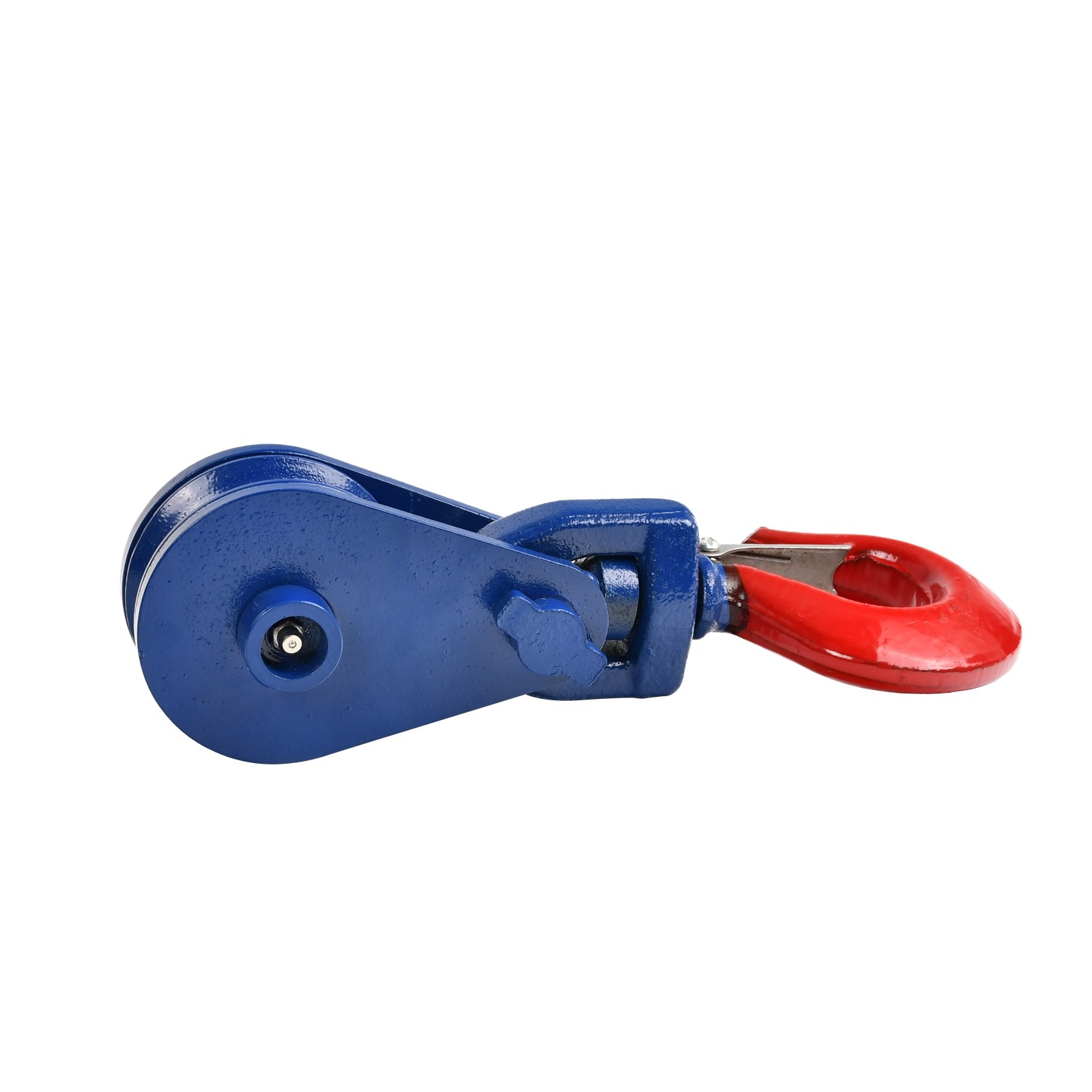 2Ton Snatch Block Swivel Hook 3/8" Wire Rope Pulley 3" Sheave Tow Shackle Tool