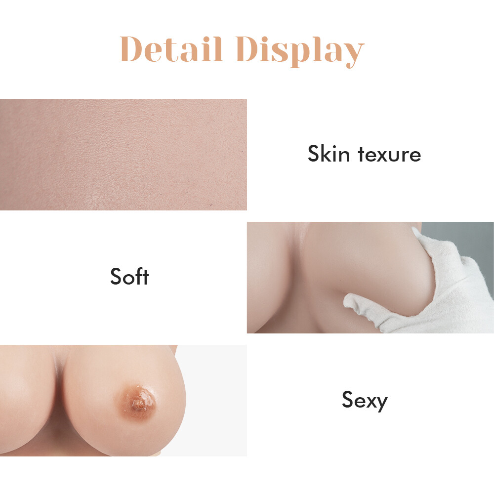 Silicone Realistic Breast Forms Fake Boobs For Crossdresser Drag Queen A-H Cup