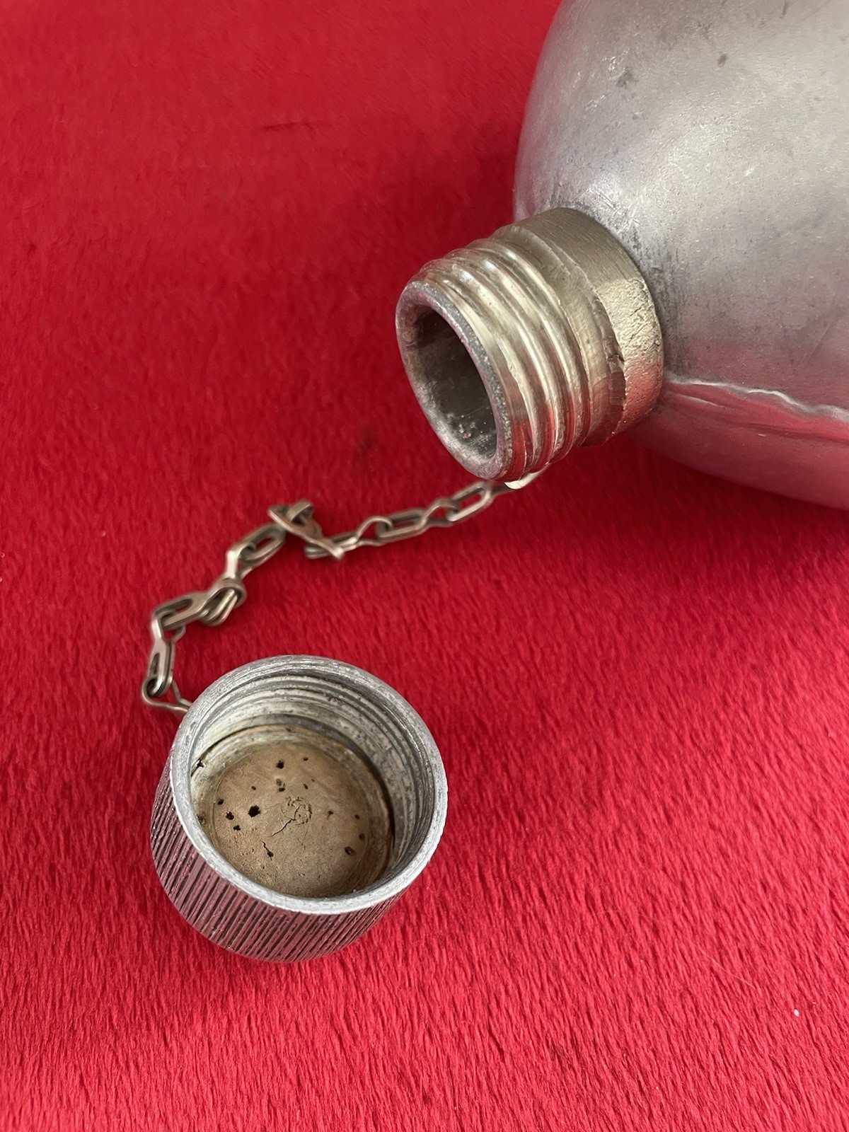 WW1 US Army Aluminum Canteen M1910 1918 WWI