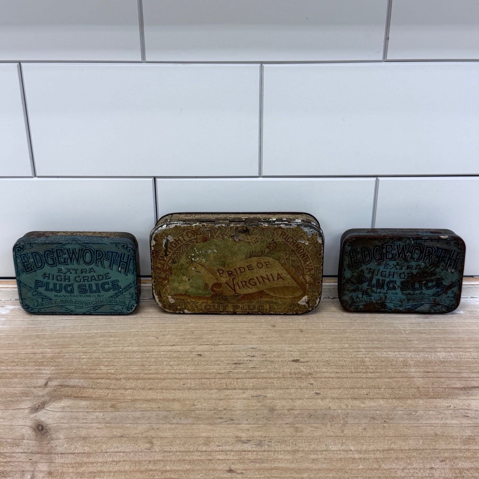 Vintage Political Pinback Button & Tobacco Tin Lot Reagan JFK Nixon 27 pcs