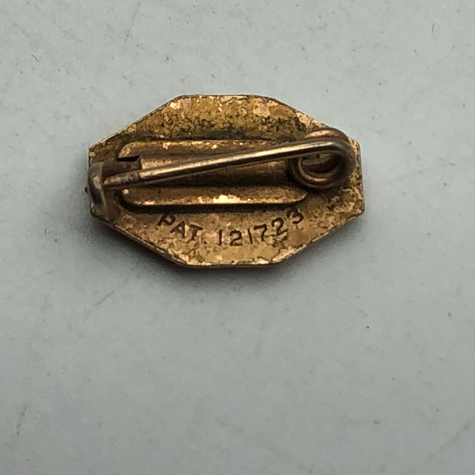 God Bless America 1923 Lady Liberty Vintage Enamel Lapel Pin