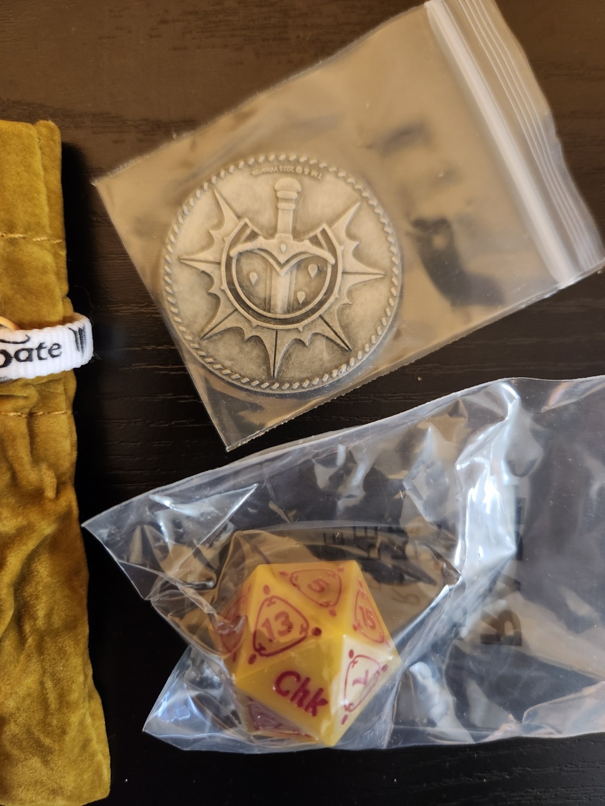 BG3 Baldur's Gate 3 Lae'zel Githyanki Warrior D20 Dice Set