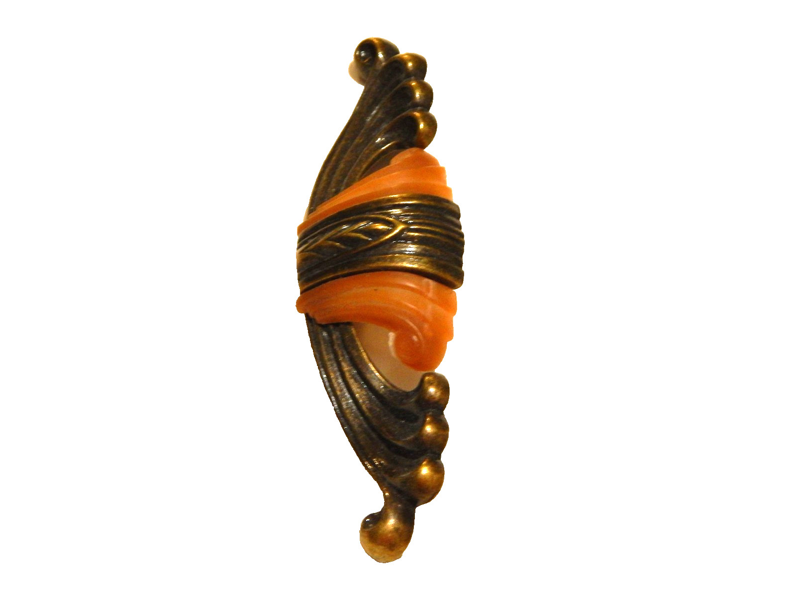 Art Deco Water Fall Dresser Chest Vanity Drawer Pull