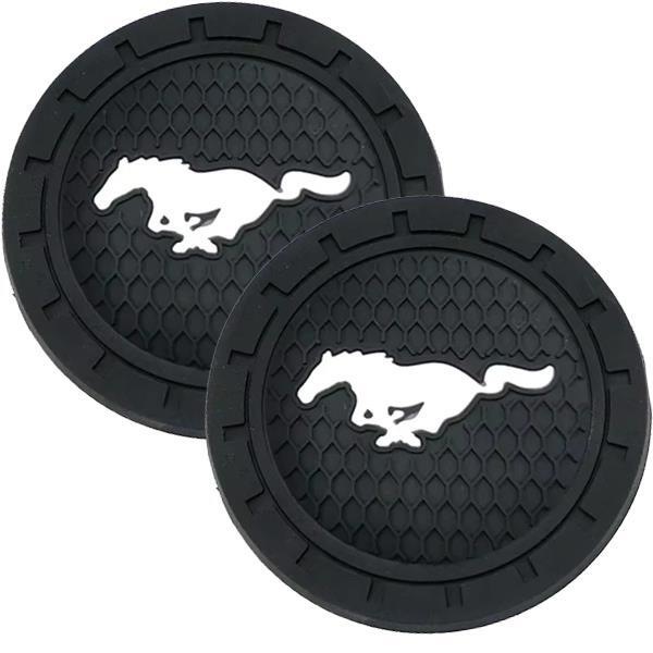 Car Coaster - Rubber Running Horse * 1 Pair * Ships Worldwide & FREE to the USA!