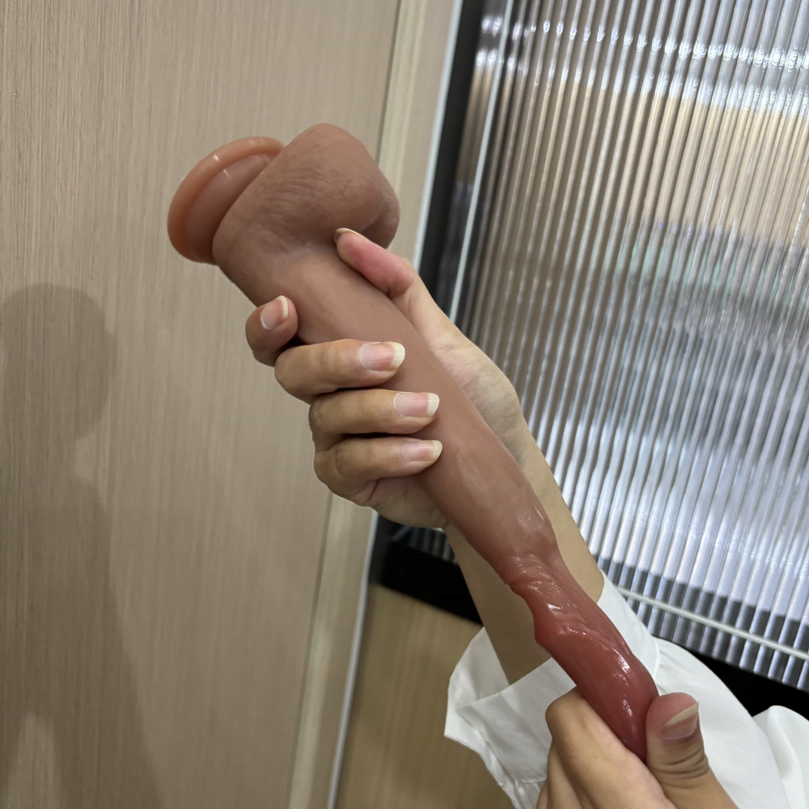 Telescopic Realistic Thrusting Dildo-Vibrator Sex-Toy for-Women-Remote Control